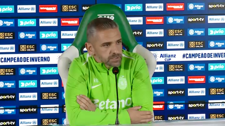 Treinador do Sporting diz que "a maioria" dos jogadores estão em sobrecarga