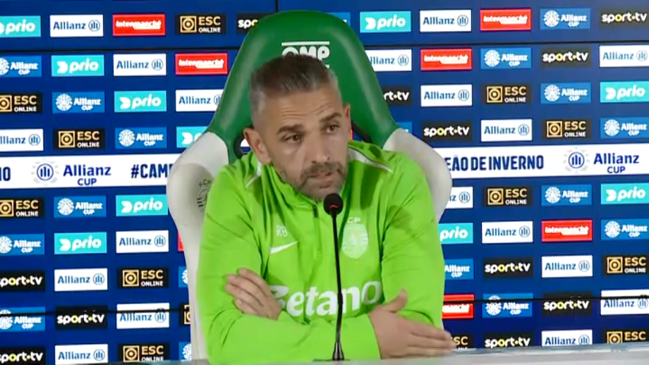 Treinador do Sporting revela que poderão existir adaptações no 'miolo' para o duelo com o Benfica na final da Allianz Cup