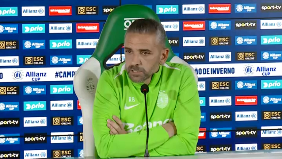 Técnico do Sporting quer ver a sua equipa mais consistente em comparação com o último dérbi com as águias