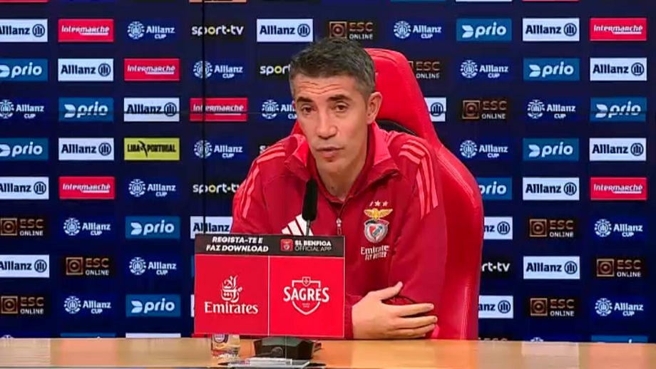 Treinador do Benfica diz que o mais importante é a equipa conquistar mais uma Taça da Liga para o museu do clube