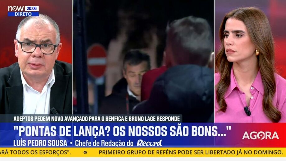 Chefe de redação do Record aborda comentário de Bruno Lage com um adepto