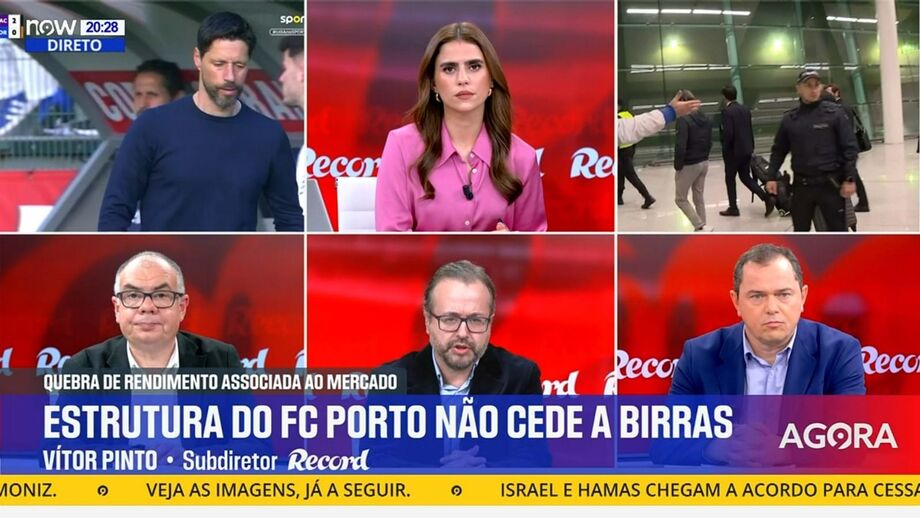 Subdiretor de Record em declarações no programa 'Record na Hora' no Now
