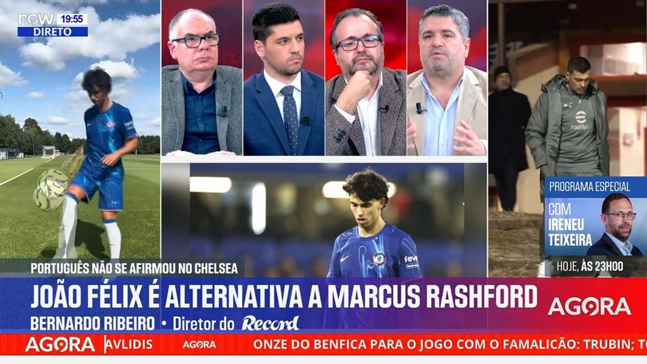Bernardo Ribeiro, diretor de Record, a propósito do interesse do Milan de Conceição no avançado