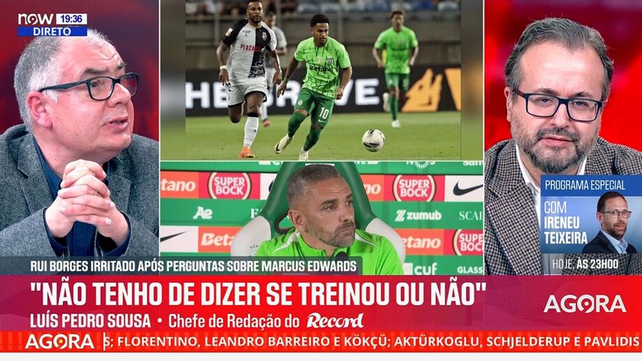 Chefe de redação de Record em declarações no programa 'Record na Hora' no Now