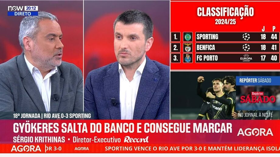 Diretor executivo de Record acredita que o nórdico aprendeu uma lição em Vila do Conde
