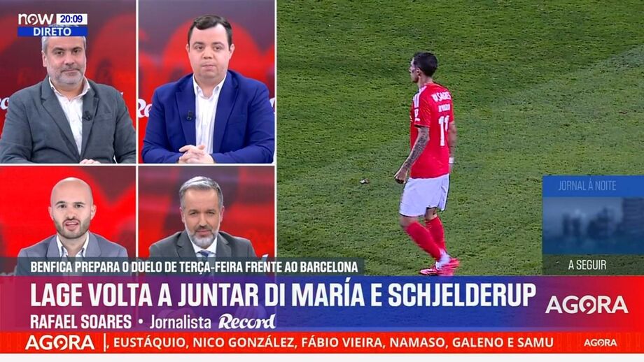 Jornalista do Record antevê duelo com o Barcelona
