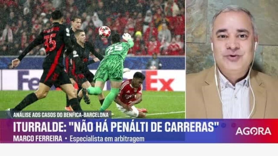 A análise de Marco Ferreira ao Benfica 4-5 Barcelona, no programa 'Record na Hora'