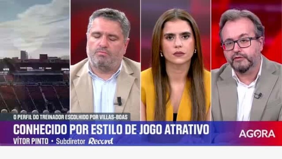 Subdiretor de Record em declarações no programa 'Record na Hora' sobre futuro treinador do FC Porto