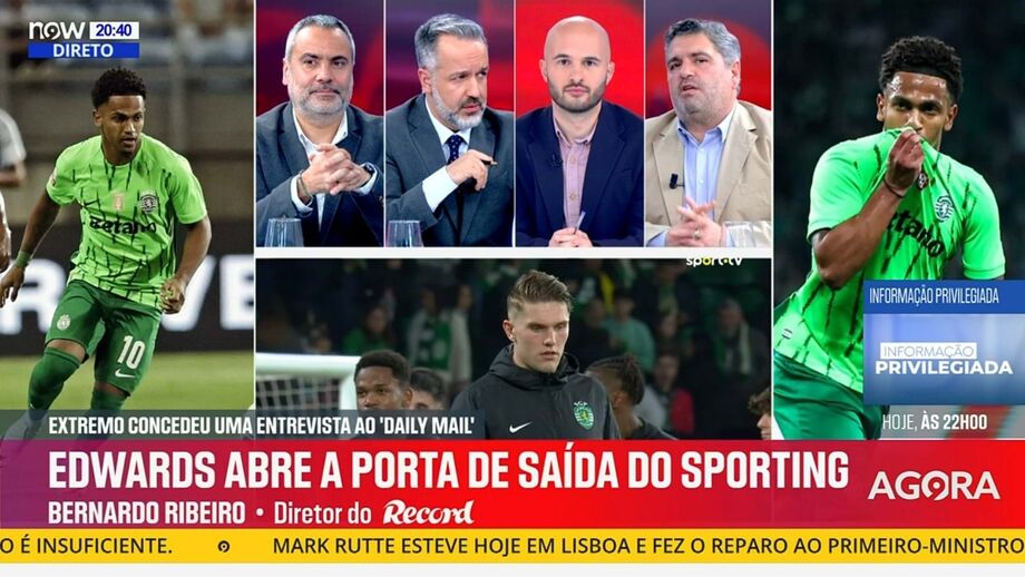 Diretor do Record comenta palavras do jogador do Sporting
