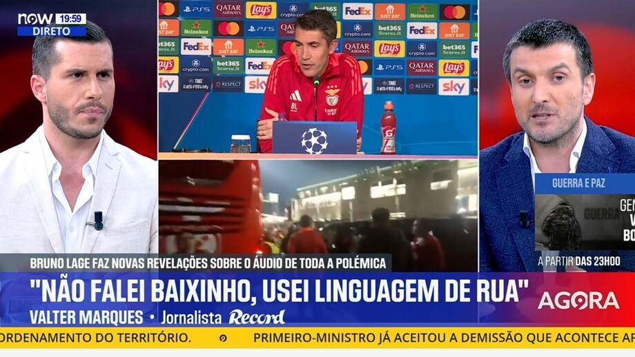 Jornalista do Record comenta atualidade do Benfica