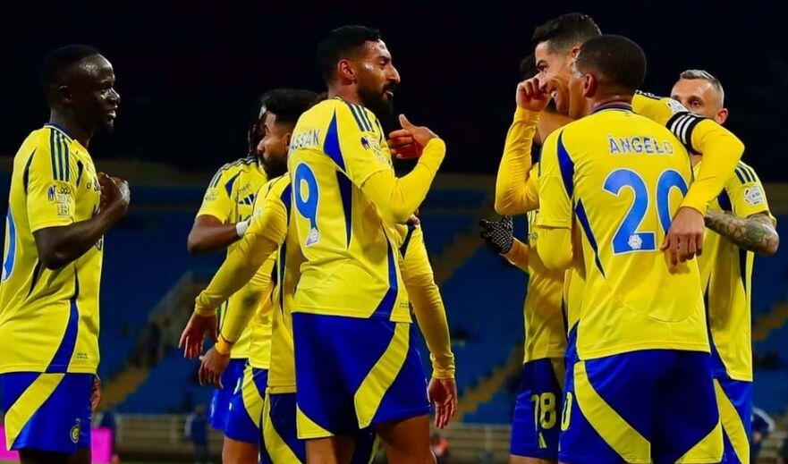 Al Raed-Al Nassr, 1-2: Cristiano Ronaldo marca, assiste e celebra novo triunfo