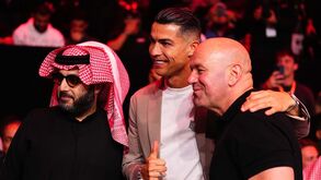 UFC passou pela Arábia Saudita e Cristiano Ronaldo não faltou à chamada