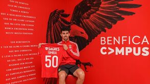 Benfica assinala marca especial de Tomás Araújo