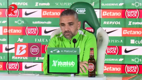 Rui Borges: «Estou feliz com o que Harder tem conseguido fazer na ausência de Gyökeres»