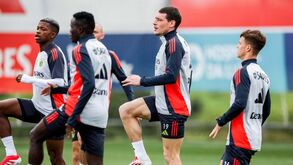 Está fechada a preparação para o jogo com o Moreirense: Dahl, Bruma e Belotti em foco em mais um treino do Benfica