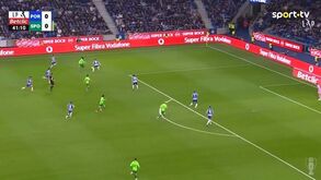 O golo de Fresneda que colocou o Sporting a vencer o FC Porto: enorme jogada de Quenda foi decisiva