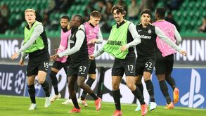 O onze do Sporting para o jogo com o Borussia Dortmund