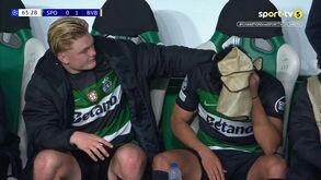 João Simões chorou após substituição