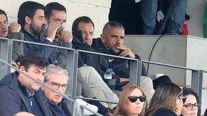 Rui Borges e Geovany Quenda assistiram ao Sporting-Monaco em Alcochete