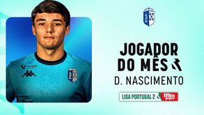 Diogo Nascimento é o jogador do mês de janeiro da 2ª Liga