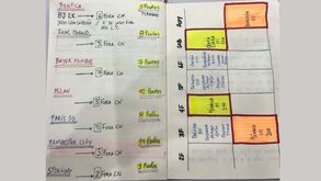 Bruno Lage mostrou o seu bloco de notas e nós revelamos o que está lá escrito