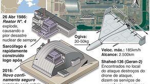 Drone russo atinge central nuclear de Chernobyl, acusa a Ucrânia; Rússia nega ataque