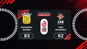 Liga Betclic feminina: o resumo do Esgueira-CAB Madeira