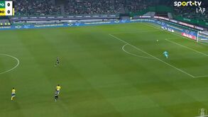 Inacreditável: o insólito autogolo de Rui Silva que deu vantagem ao Arouca em Alvalade