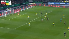 Harder finaliza rápido contra-ataque e fez assim o empate para o Sporting