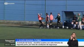 Jogo da 1.ª Divisão da AF Madeira termina após agressão de jogador a árbitro assistente: veja as imagens