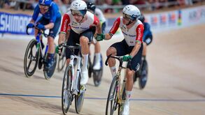 Gémeos Oliveira conquistam bronze na prova de madison nos Europeus de pista