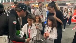 O momento alto do fim de semana de Félix da Costa: conheceu Georgina e os filhos do... 'chefe'