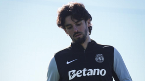Trincão ausente do treino na véspera do jogo do Sporting com o Dortmund
