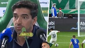 Abel Ferreira fala dos relvados do Brasil e até da carpete que tem em casa: «Gosto tudo natural»