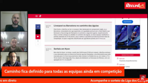 10 Minutos Record: acompanhe em direto o último sorteio da Champions nesta temporada