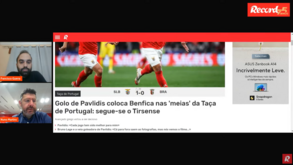 10 Minutos Record: Benfica segue em frente na Taça e Sporting limitado em Barcelos