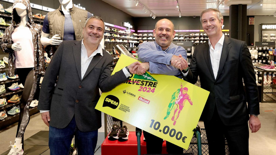 Associação recebeu o montante equivalente a 1€ por cada inscrição na 3.ª edição da corrida São Silvestre El Corte Inglés
