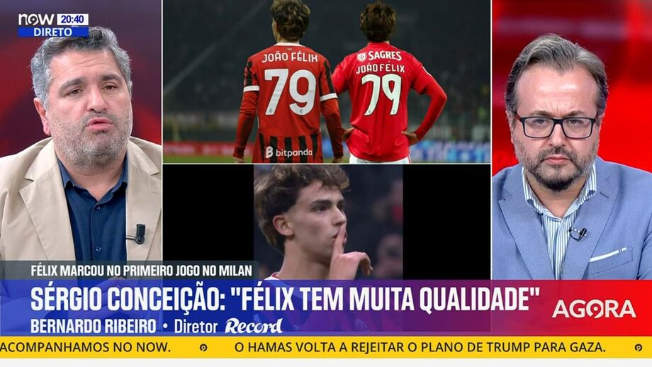Diretor do Record comentou estreia goleadora português