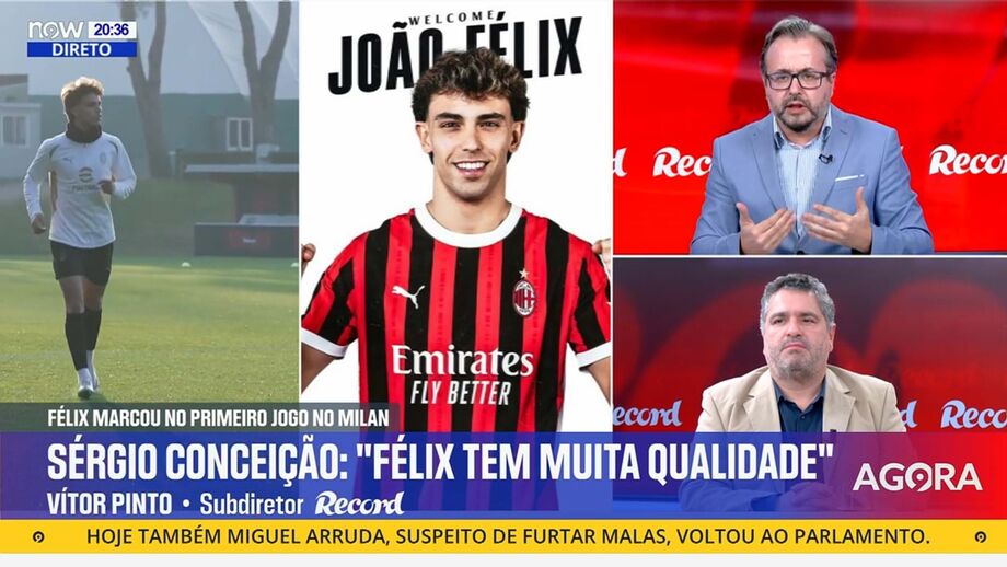 Subdiretor de Record em declarações no programa 'Record na Hora' no Now