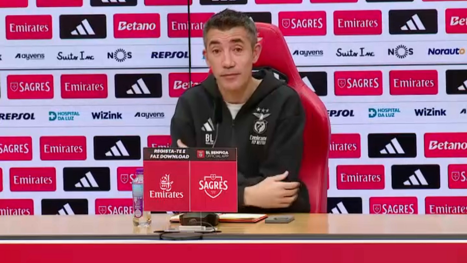Treinador do Benfica revelou ainda que Arthur Cabral está lesionado e falhará, assim, o duelo de sábado com o Moreirense