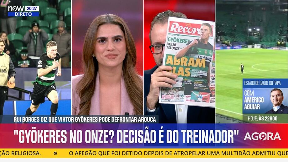 Subdiretor de Record em declarações no programa 'Record na Hora' no Now