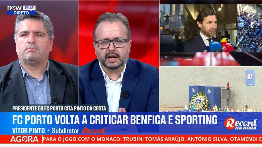 Subdiretor do Record comenta postura dos rivais do FC Porto