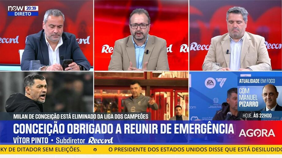 Subdiretor do Record abordou situação de Sérgio Conceição