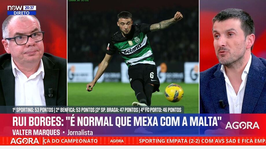 Jornalista de Record em declarações no programa 'Record na Hora' no Now