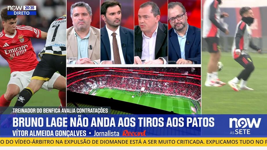 Vítor Almeida Gonçalves, editor de Record, em declarações no programa 'Record na Hora' no Now