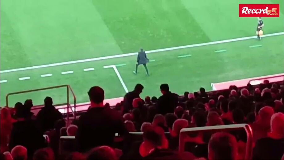 Treinador do Benfica vibrou com o final do jogo com o Sp. Braga