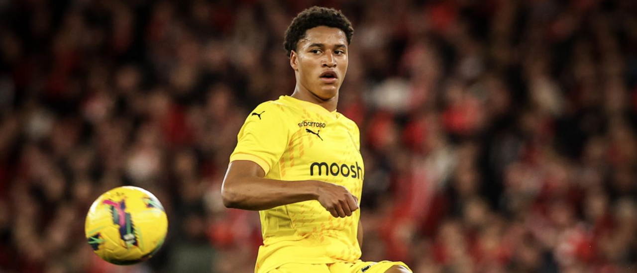 Chissumba em ação pelo Sp. Braga