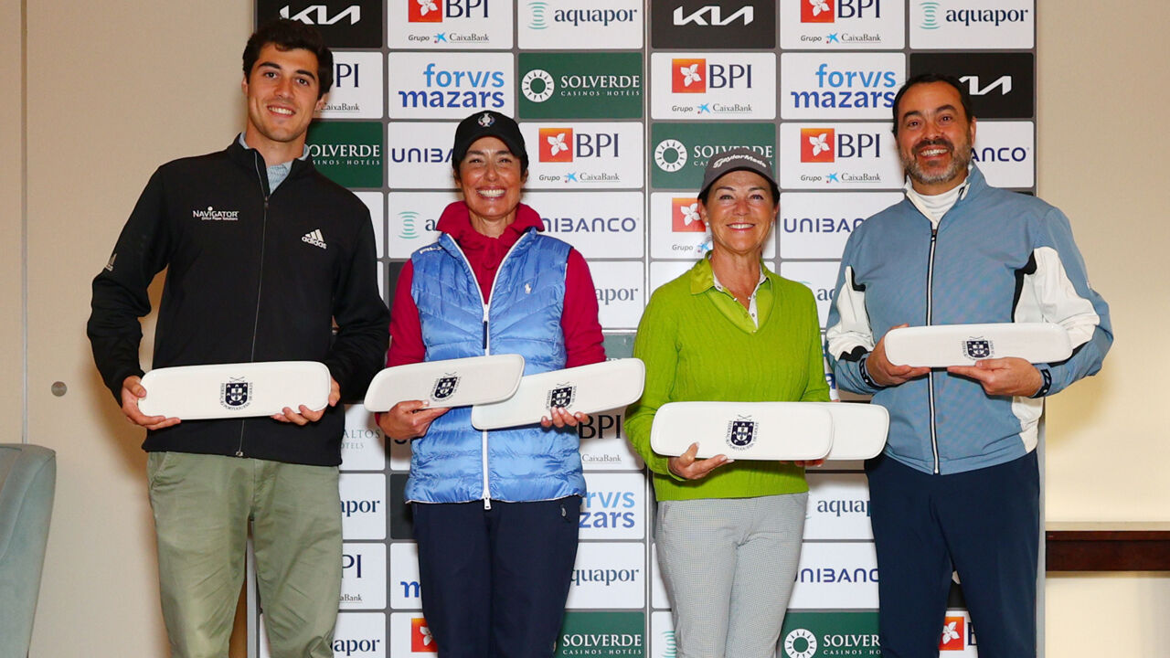 Os campeões do 2.º Torneio do Circuito Mid Amateur