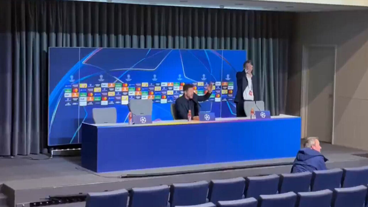 Simeone após o Atlético Madrid-Real Madrid