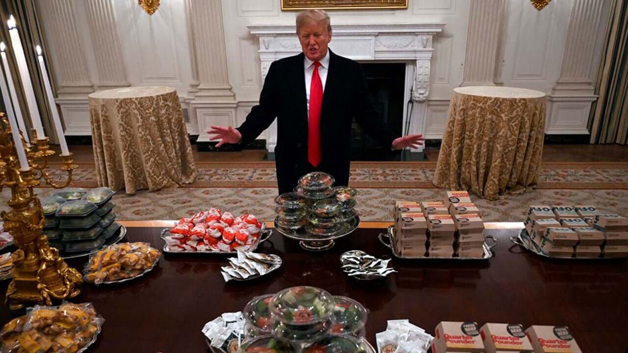 Donald Trump é viciado em fast food